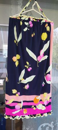 Strandkleid LEONARD PARIS,CH-Gr.38,120 Fr,NP 980 Fr.