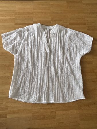 OPUS Bluse kurzarm in weiss in der Grösse 38