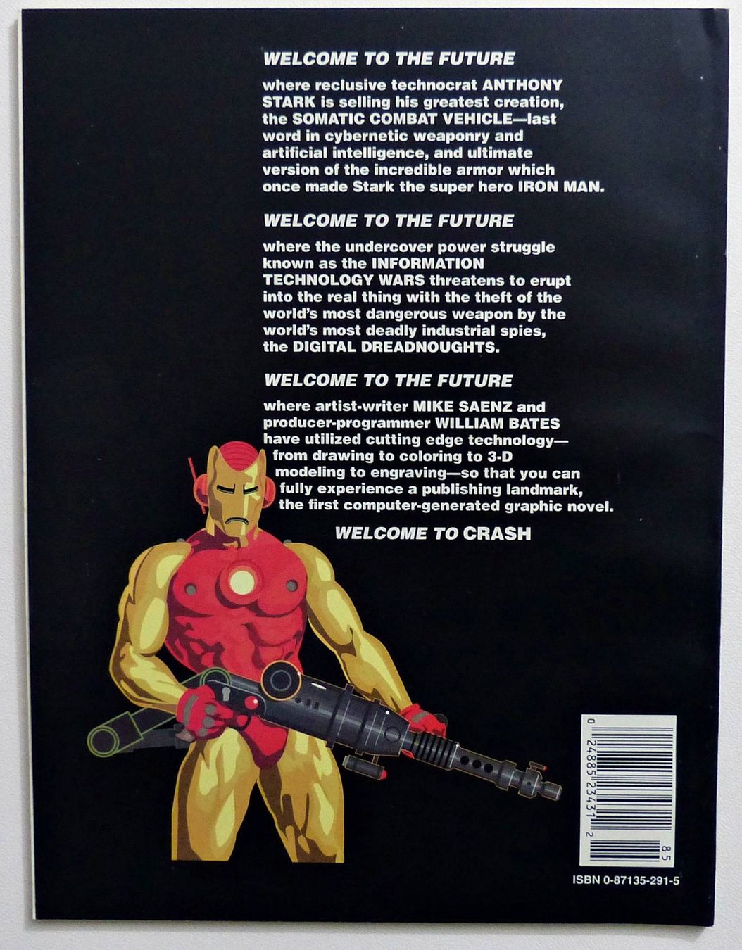 Comics: IRON MAN CRASH GRAPHIC NOVEL KEY MARVEL 1988 – Gebraucht aus Lugano von YouWantUS 2