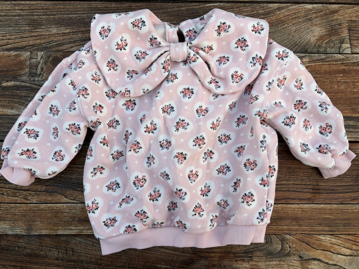 Maglioni & Felpe: Cath Kidston Pullover rosa Blumenmuster Grösse 2-3 Jahre – Usato da Horgen venduto da adrigas