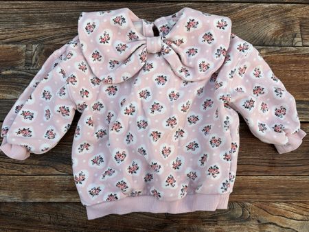 Cath Kidston Pullover rosa Blumenmuster Grösse 2-3 Jahre