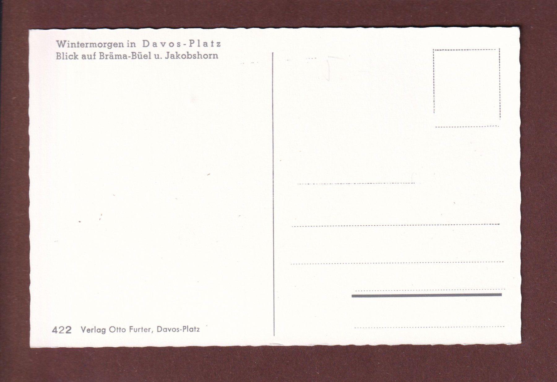 Cartoline postali: DAVOS-PLATZ – Usato da Pully venduto da nicecards 1