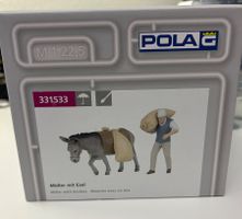 Pola Spur G/LGB 331533 Müller mit Esel neu in OVP