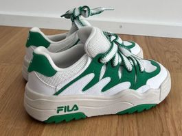 Grün/Weisse Sneakers von Fila, Gr. 38.5 (EU)