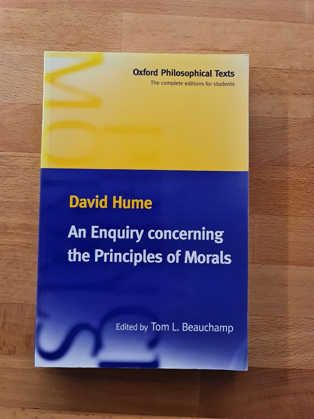 Libri: An Enquiry Concerning the Principles of Morals – Usato da Basel venduto da Bafidu
