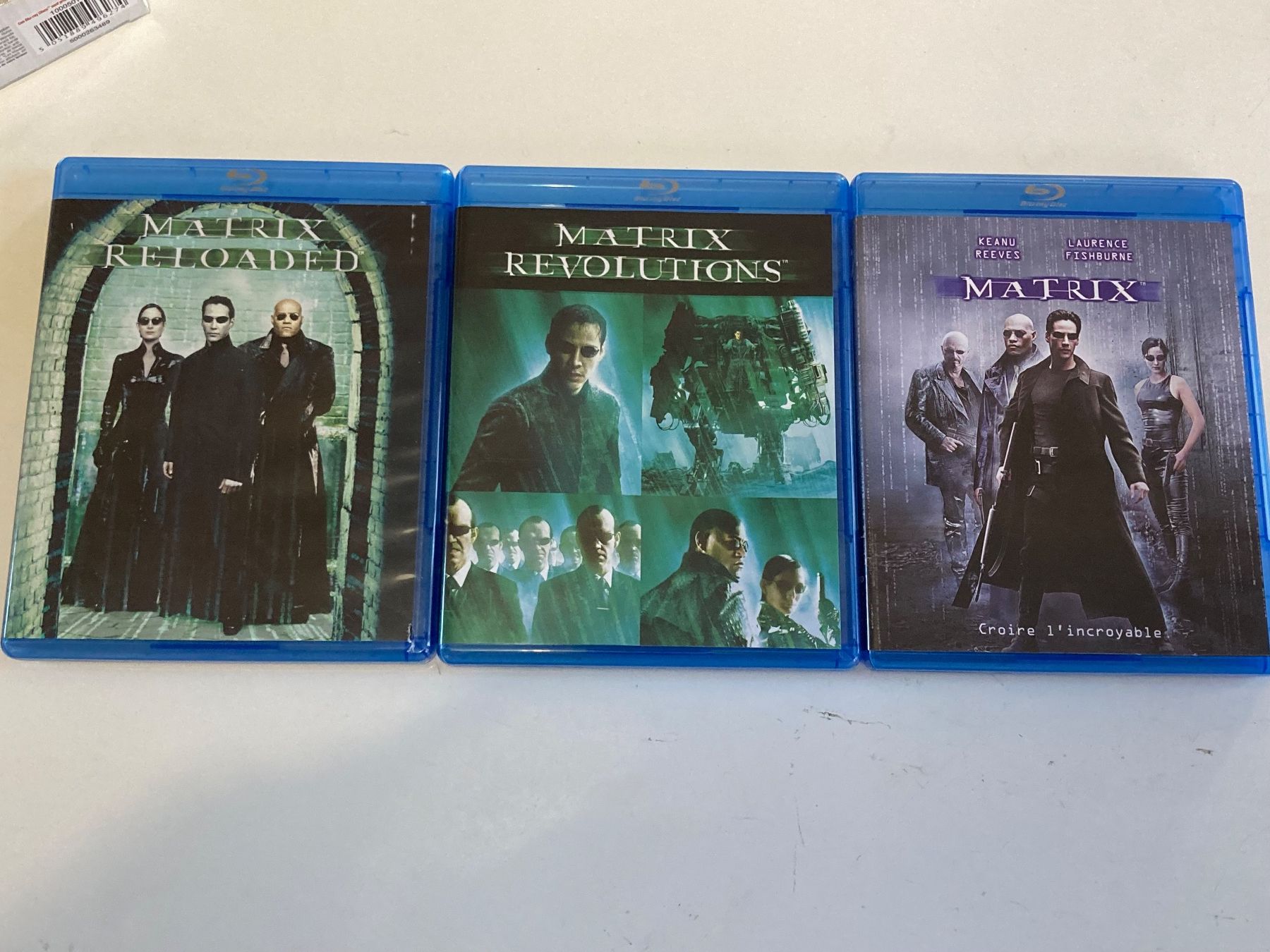 Tous les DVDs: Coffret Blu-ray Matrix La Trilogie – D'occasion à Bassecourt par CALUMET-X 3