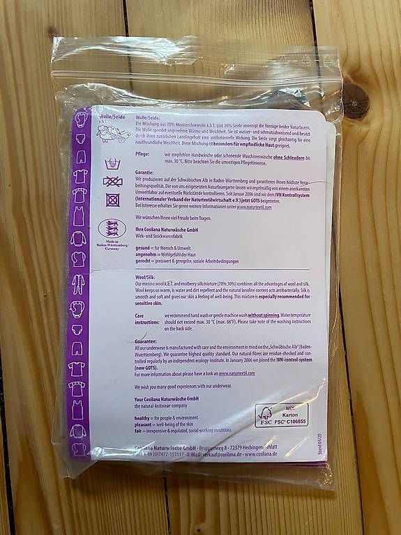 Calze & Collant: Wolle/Seide Leggings Gr. 116 – Usato da Bern venduto da yoya255 1