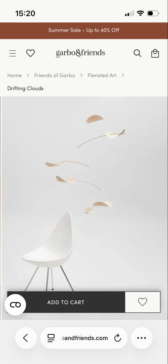 Tutte le decorazioni: Mobile „Drifting Clouds“ – Usato da Bern venduto da Emilusipi 2