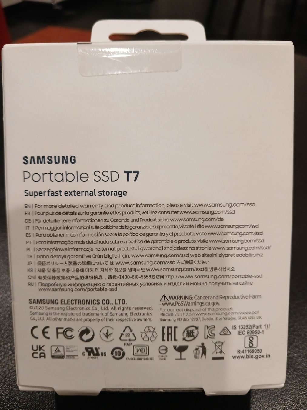 Samsung Disques durs: SAMSUNG Portable SSD T7 - 1TB  NEU – Neuf avec emballage d'origine à Bern par dps_lyt9 1