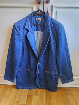 Phoenix USA Blue Denim Herrenblazer 42L NEU