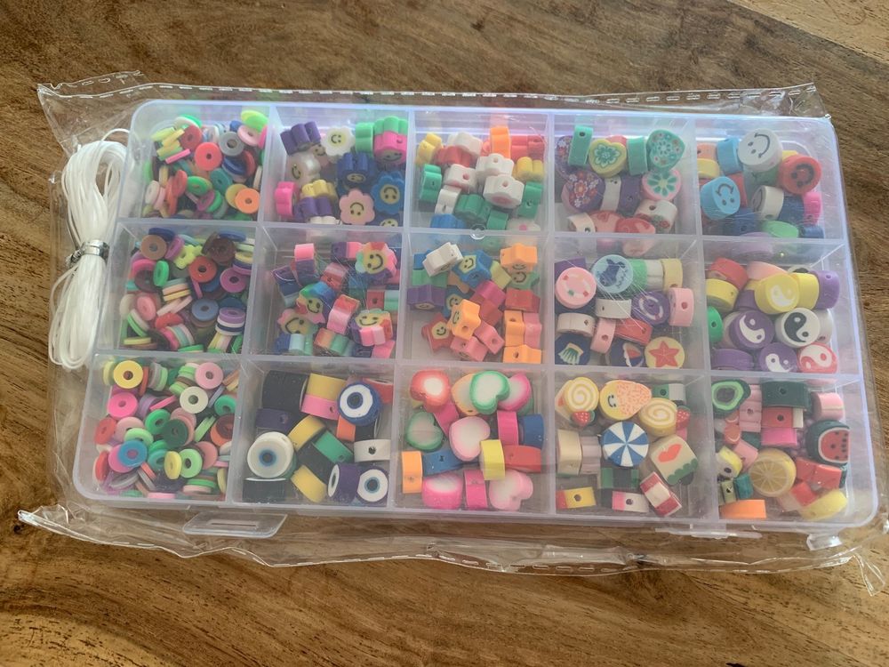 Fimo Bastelperlen Set + Organizer Box (Neu und originalverpackt) in ...