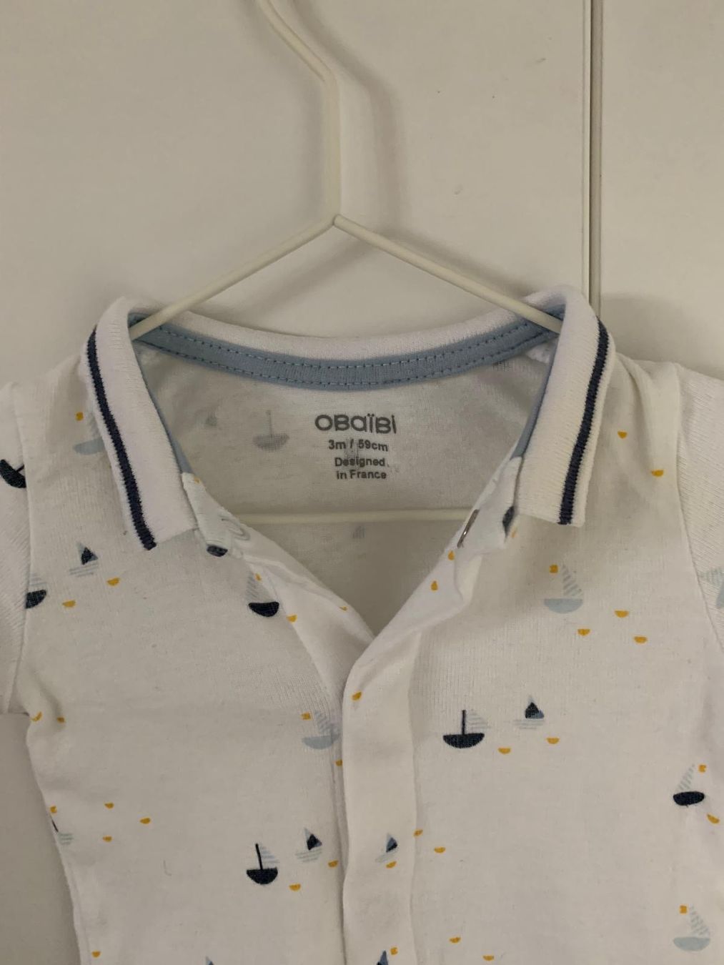 Okaidi Hosen: Ensemble salopette et body Obaïbi - 3 mois / 59 cm – Neu (gemäss Beschreibung) aus Bevaix von MPaw 5
