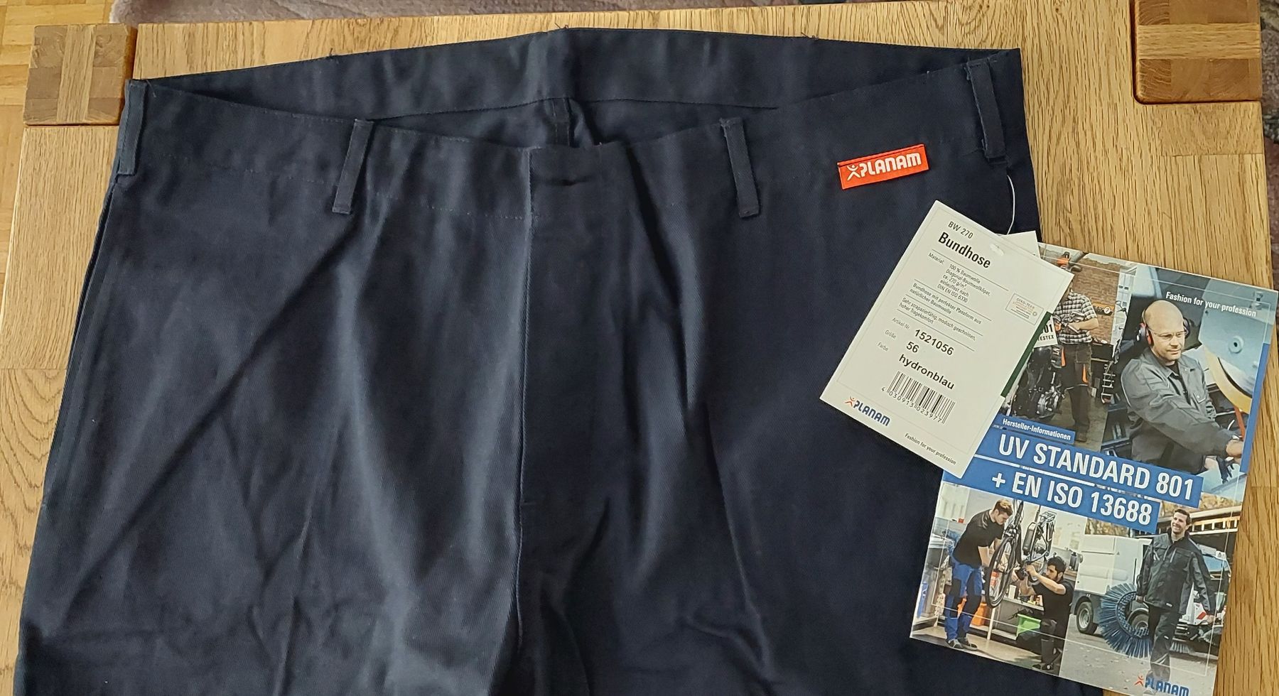 Pantaloni: Neu! Planam Bundhose hydronblau Grösse 56  – Nuovo e nell'imballaggio originale da Zürich venduto da lehmi1 1