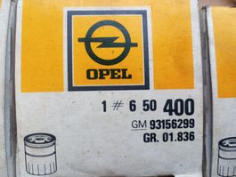 Oldtimer 6 filtres à huile Opel