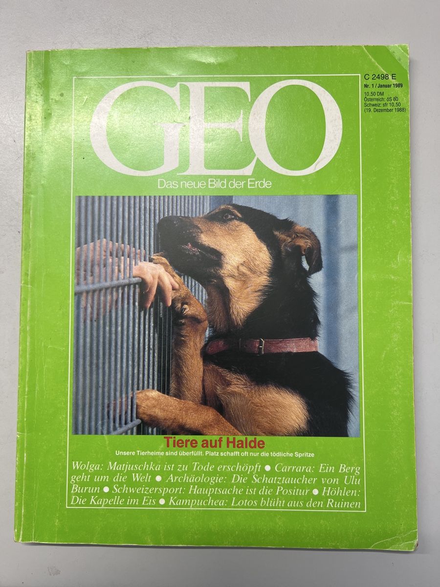 Zeitschriften & Magazine: GEO Magazin Januar 1989 – Gebraucht aus Zürich von pamleano