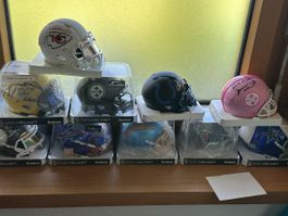 11 NFL Helme (Brady, Mahomes, Allen uvm.)