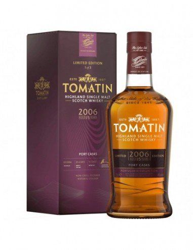 Tomatin Bevande alcoliche: Tomatin 15 ans Port casks – Nuovo e nell'imballaggio originale da Le Locle venduto da drinkshop