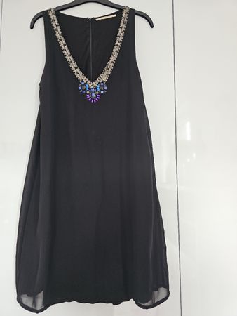 Robe en voile noir doublé de la Marque Italienne "Gaudi"