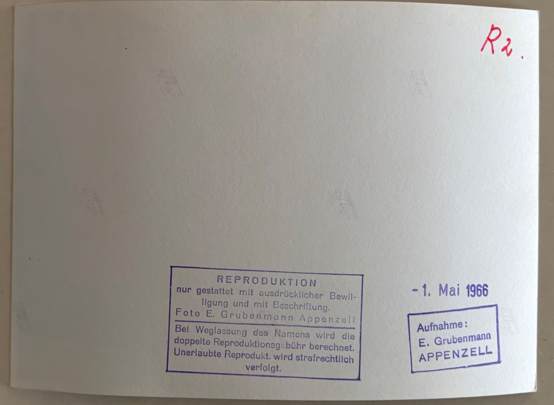 Cartoline postali: Foto E. Grubenmann, Appenzell, Studenten, Fahnen, 1966 – Usato da Frauenfeld venduto da Merk52 1