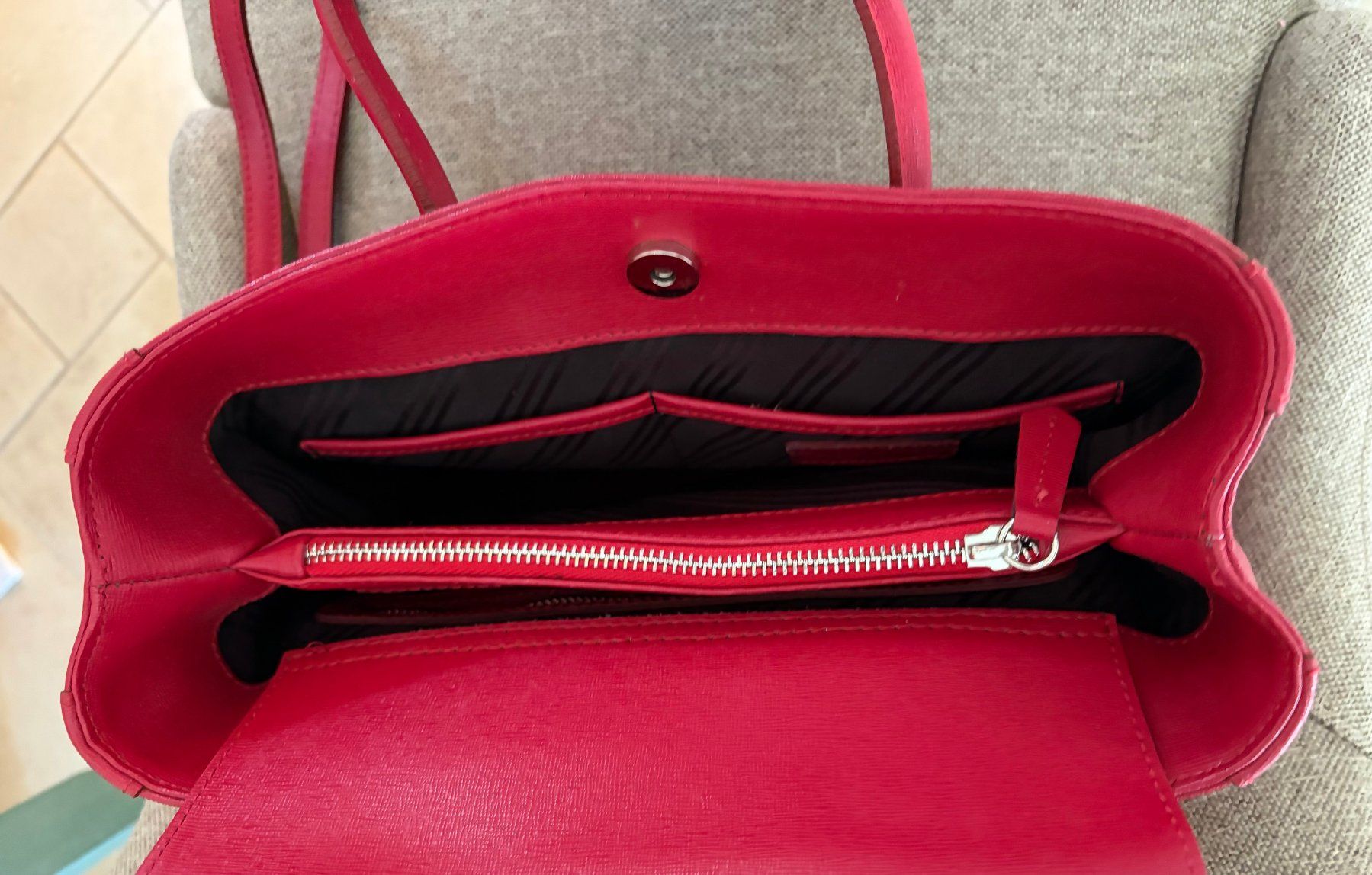 Borse da donna: Original Brooks Brothers Tasche rot – Usato da Büttikon AG venduto da gluschtig 3