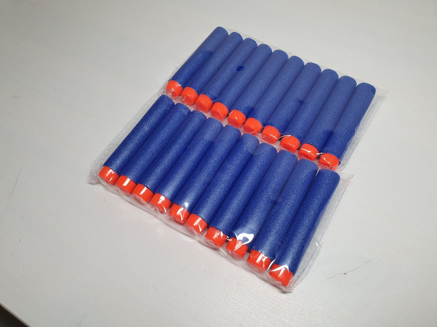 Nerf Giocattoli: Nerf Pfeile Darts Munition 20 Stk. Blau 70mm – Nuovo e nell'imballaggio originale da Gossau SG venduto da Puch-tech 2