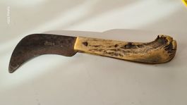 Altes Bauer HORN Messer, Obstmesser, Rebmesser Sammln.