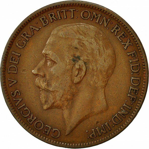 Tutti le monete: 1 Penny Grossbritanien 1927 – Usato da Kriens venduto da TSCH1 1