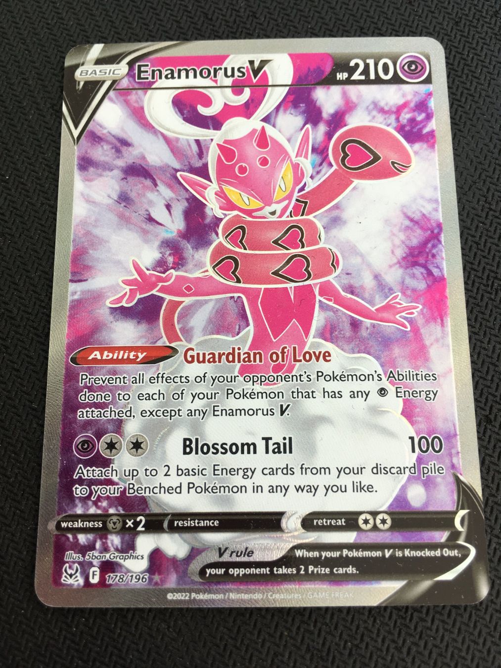 Pokémon Carte collezionabili: Pokémon - Enamorus V - Lost Origin - EN – Nuovo (secondo la descrizione) da St.Gallen venduto da Punktchen01