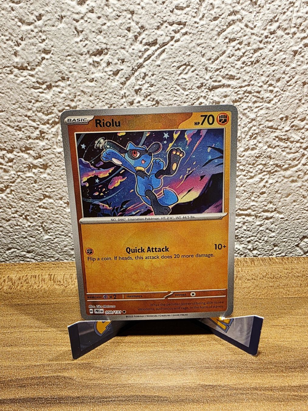 Pokémon Carte collezionabili: Riolu Pokeball Reverse 050/131 Prismatic Evolutions – Nuovo (secondo la descrizione) da Turin (Salins) venduto da Meeelll01