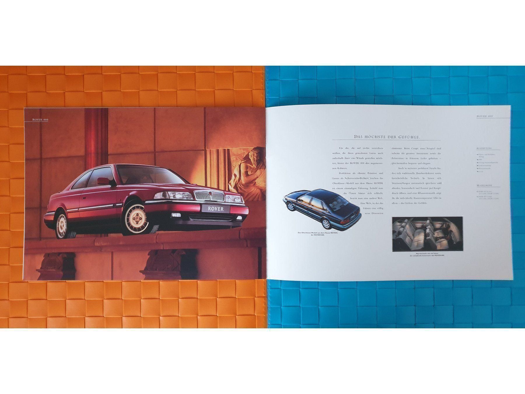 Riviste & Magazine: ROVER PROGRAMM 1997 - Mini, 200, 400, 600, 800 - Prospekt – Nuovo (secondo la descrizione) da Viganello venduto da CARLiteratur 8