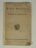 Armenreglement Aargau 1813