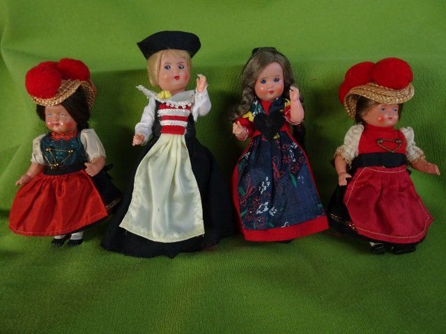 Bambole: Puppenstuben Schwarzwald-PÜPPCHEN 4 Stück – Usato da Berikon venduto da Splendida43 6