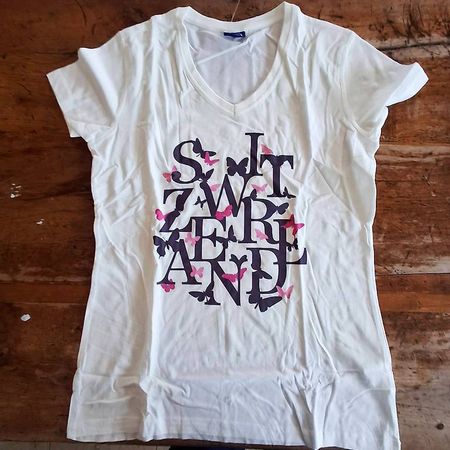 T shirt blanc Switzerland