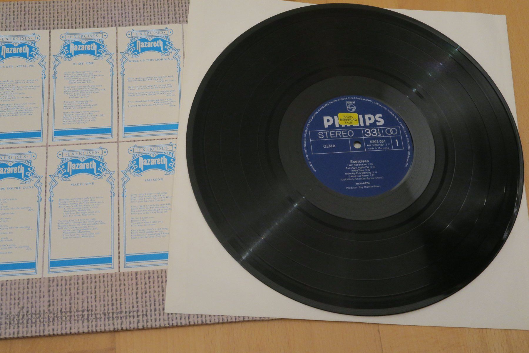 Dischi in vinile: Nazareth – Exercises – Usato da Thun venduto da Karibu70 3