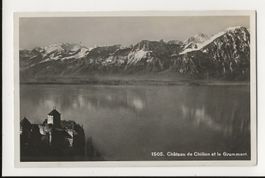 AK 1934 Château de Chillon et le Grammont.
