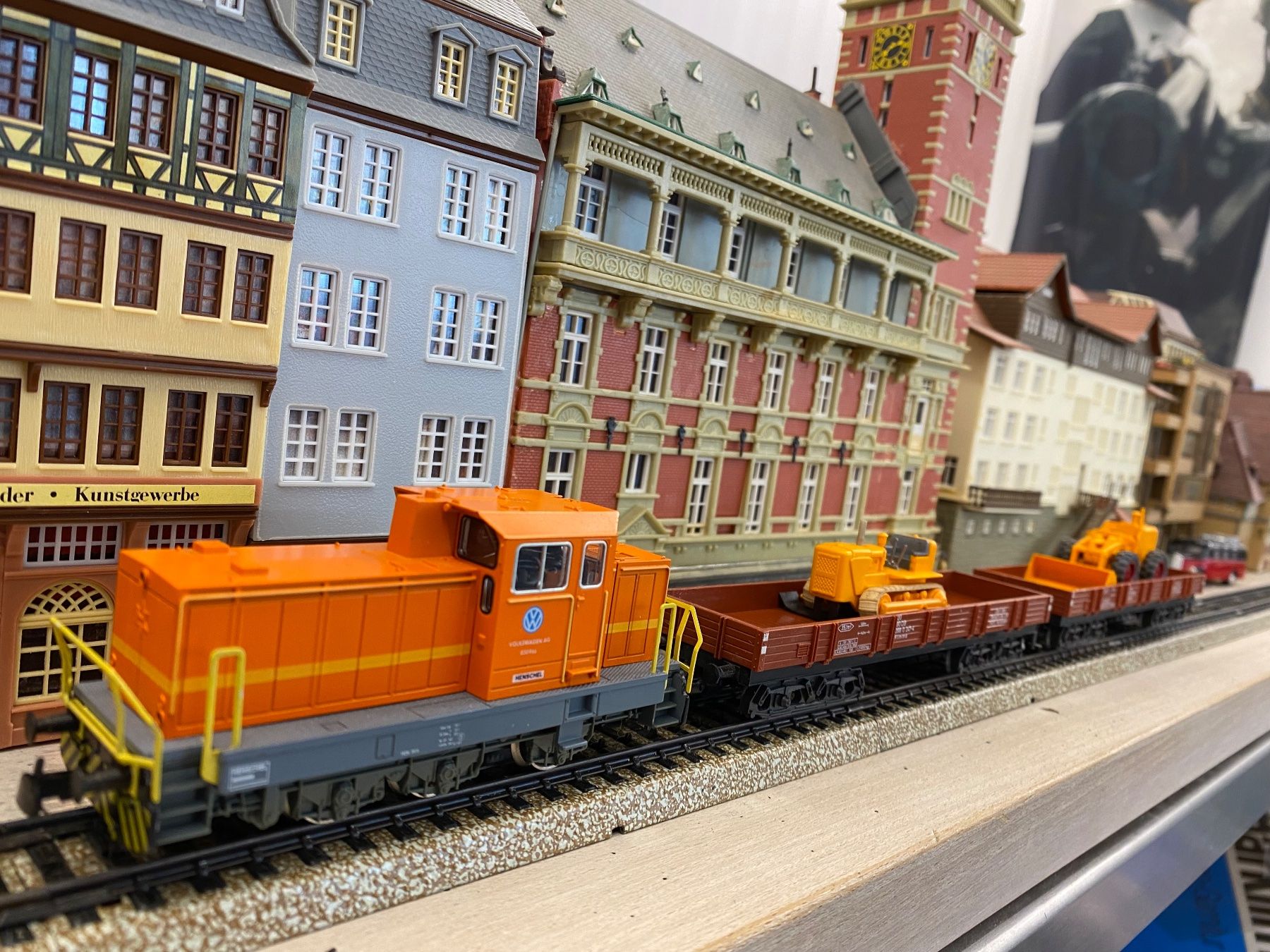 Märklin Modellini di ferrovie: Märklin VW Henschel Bauzug – Usato da Lupsingen venduto da New-Haven