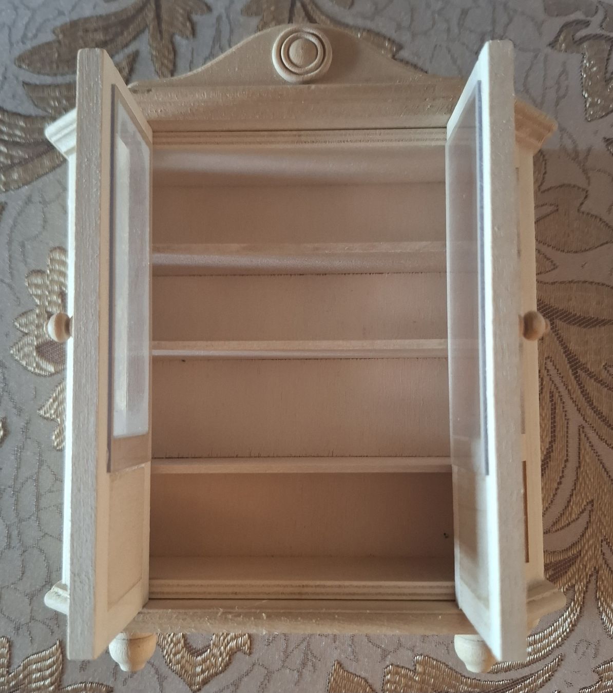 Puppenhäuser & -möbel: Puppenstube-Vitrine, Holz, unbemalt – Gebraucht aus Bolken von nova88 1