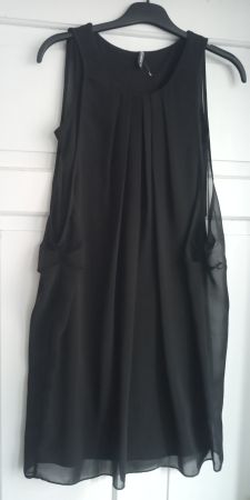 NEU NafNaf Kleid mit Tülle das kleine Schwarze XS S zu Nile
