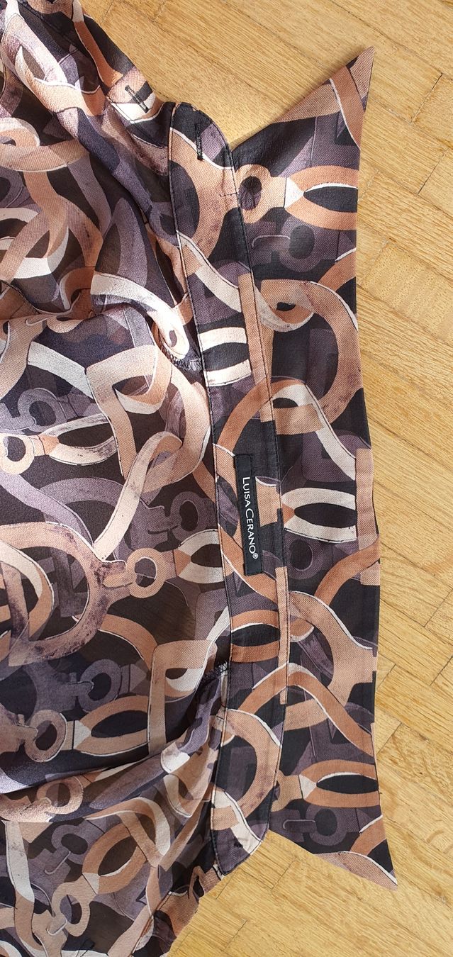 Luisa Cerano Camicette: Luisa Cerano Seidenbluse – Nuovo (secondo la descrizione) da Basel venduto da Kristal4 1