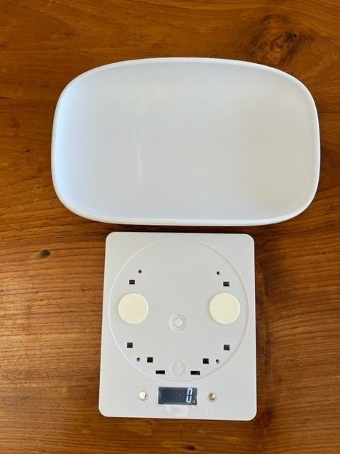 Digitale Haustierwaage Bis 10 Kg - Elektronische Waage Für Kleine Tiere Mit Tablett | 29x18 Cm LCD-Display