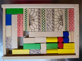 Erzgebirgische Spitzenqualität Ebert Holzbaukasten Junior 4