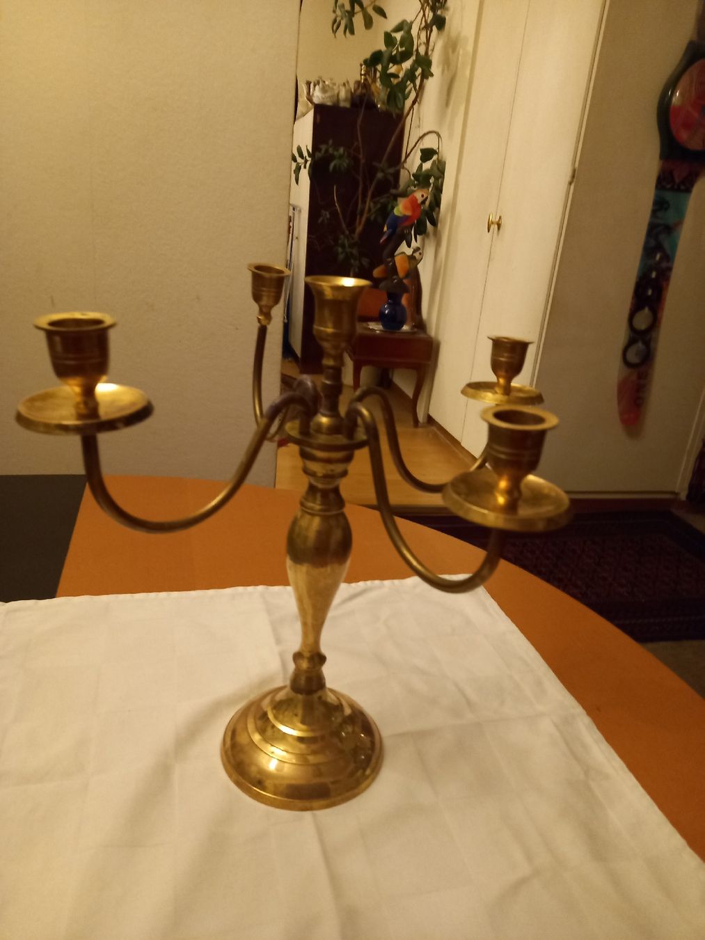 Portacandele: 5er Antik  Kupfer Kerzenstander – Usato da Bern venduto da Imamrashed 5