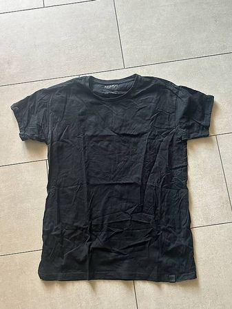 Schwarzes T-shirt Herren Pull&Bear