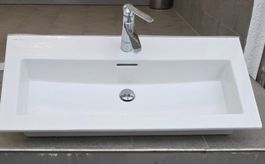 Kartell LAUFEN Waschtisch 100cm inkl. Design-Wasserhahn