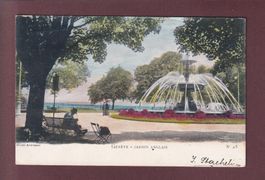 GENEVE - Jardin Anglais - 1902