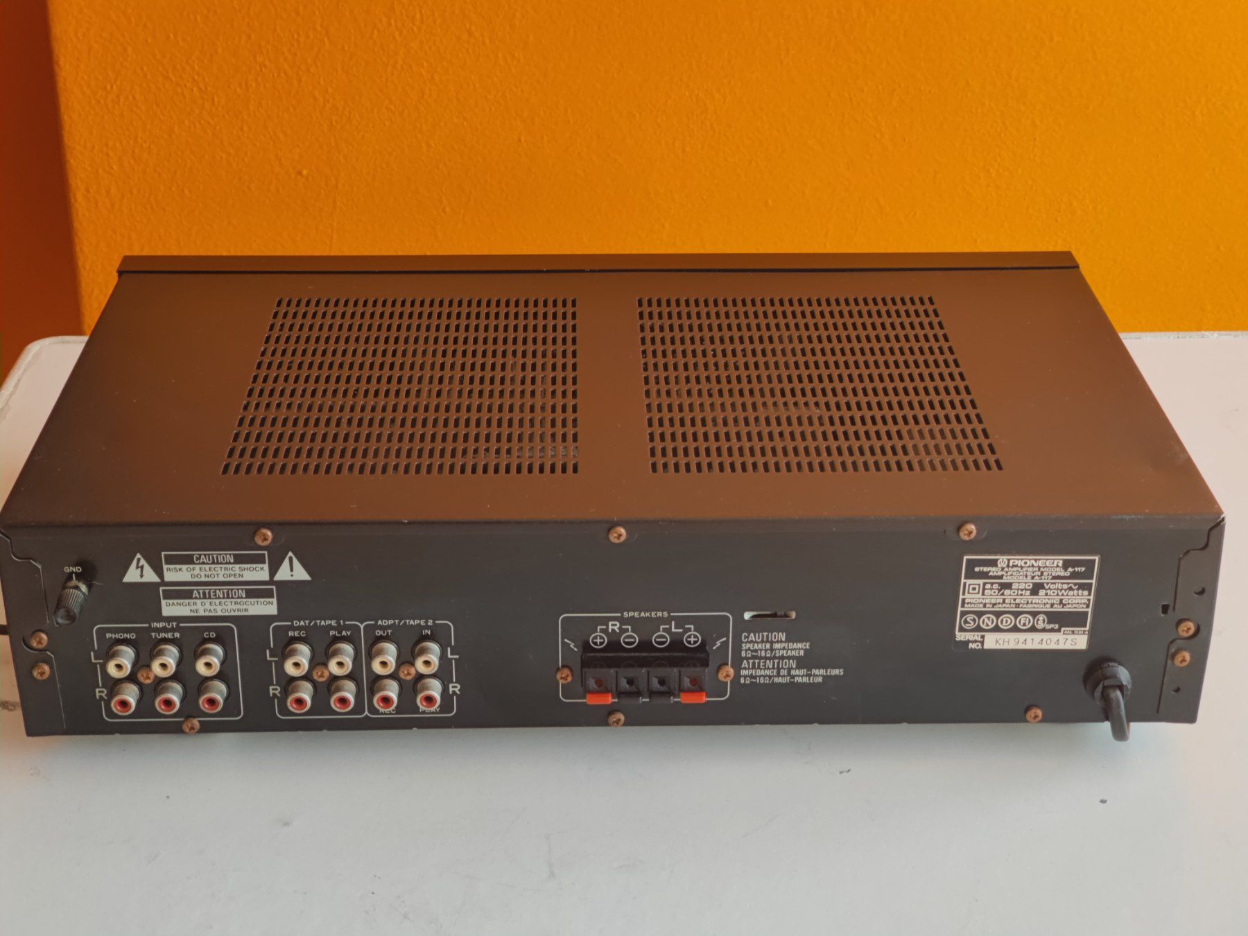 Pioneer Amplificatori: Pioneer A117 integrated amplifier PHONO – Usato da Viganello venduto da XTECHSTOREX 8