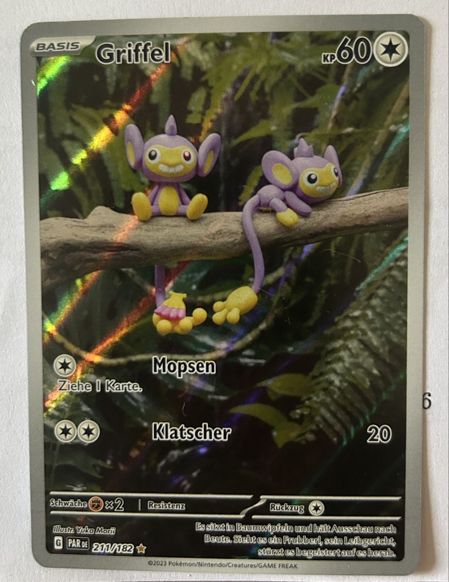 Cartoline: Pokémon Griffel Karte  – Usato da Zürich venduto da Lenajung