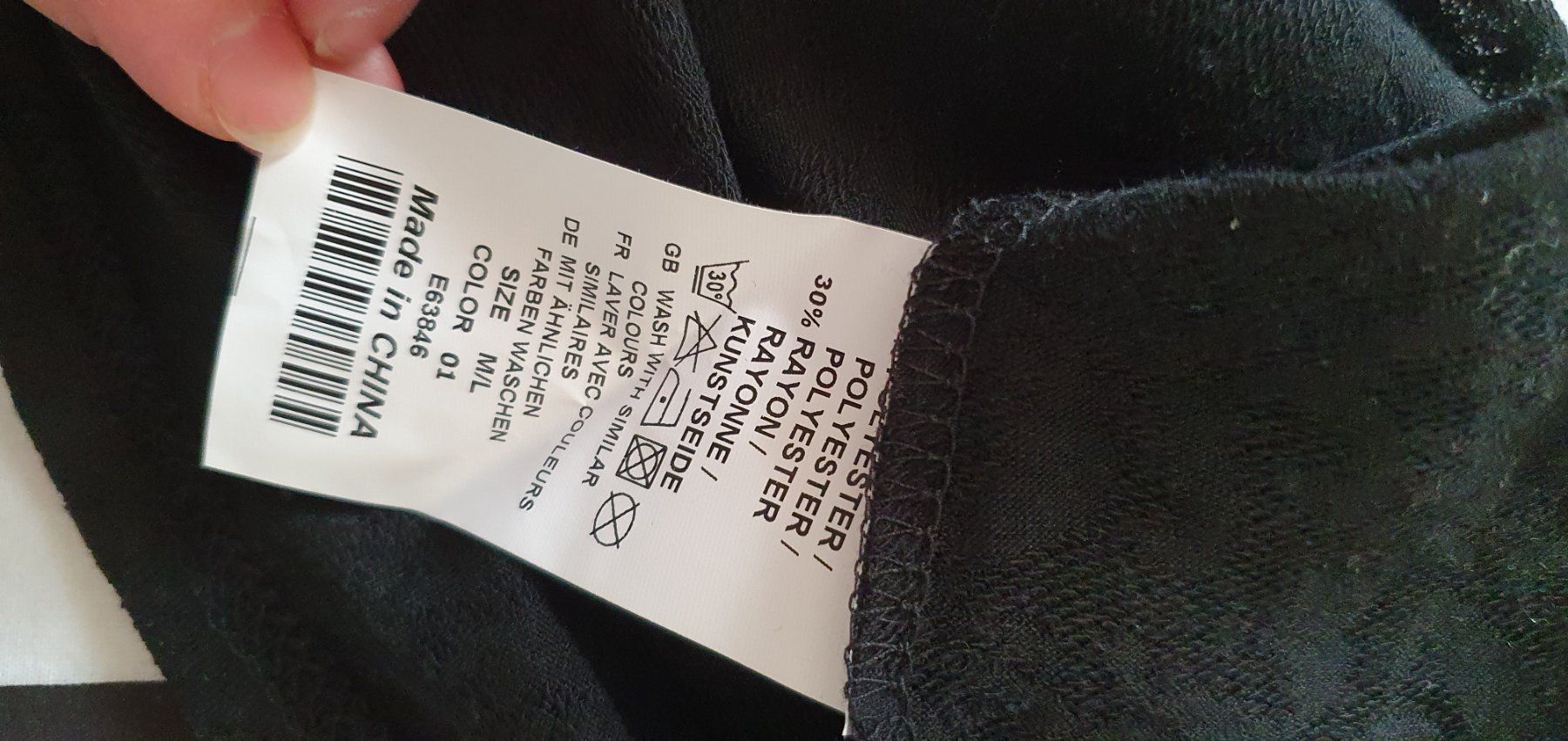 T-shirt: Blouse noir taille M – Nuovo (secondo la descrizione) da Prilly venduto da RoDyRe 3