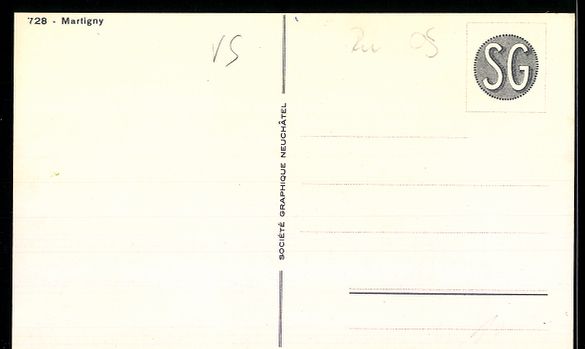 Cartoline postali: AK Martigny, Vue Générale – Usato da Berlin venduto da bartko-reher 1