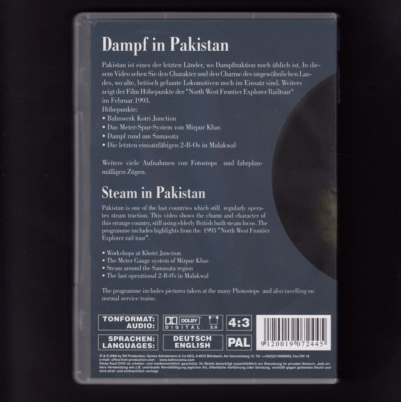 Tutti i DVDs: DVD Dampf in Pakistan – Nuovo (secondo la descrizione) da Zürich venduto da narrow_gauge 1
